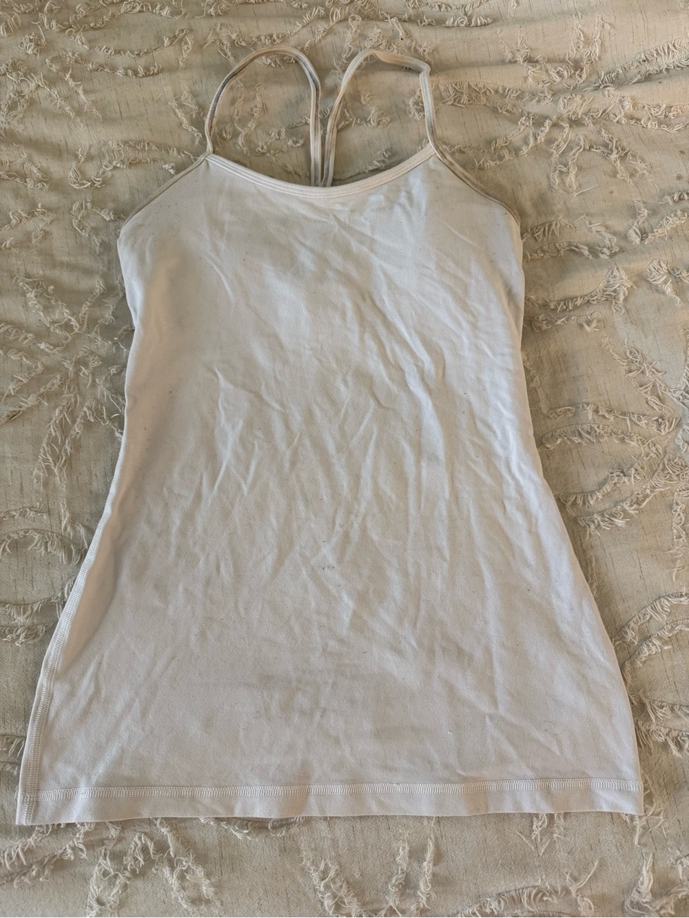 lululemon athletica White Double-Strap Tank Top